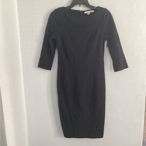 Boden Woman’s Black Midi Dress. Size 4.